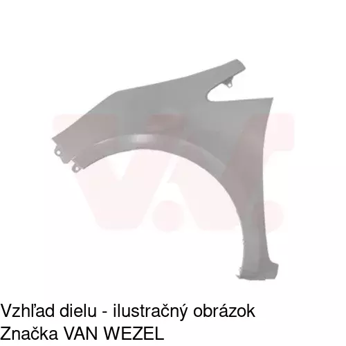 Predný blatník 41B101 /POLCAR/ - obr. 1