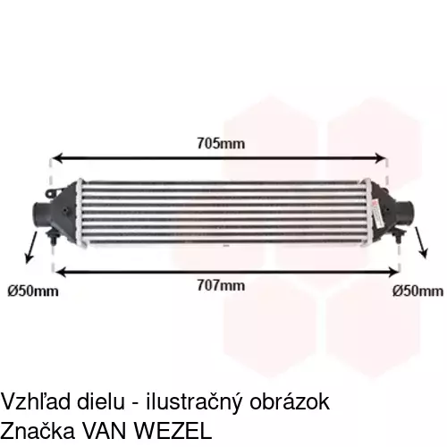 Chladiče vzduchu (Intercoolery) 4208J81X /POLCAR/ - obr. 5
