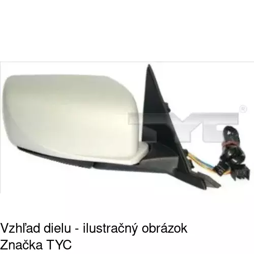 Vonkajšie zrkadlo POLCAR 4210514M