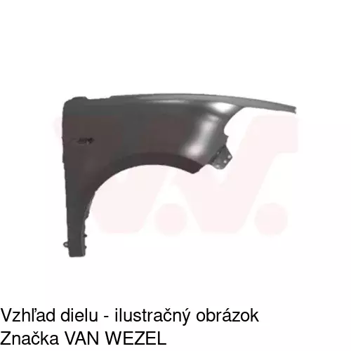 Predný blatník 42A102 /POLCAR/