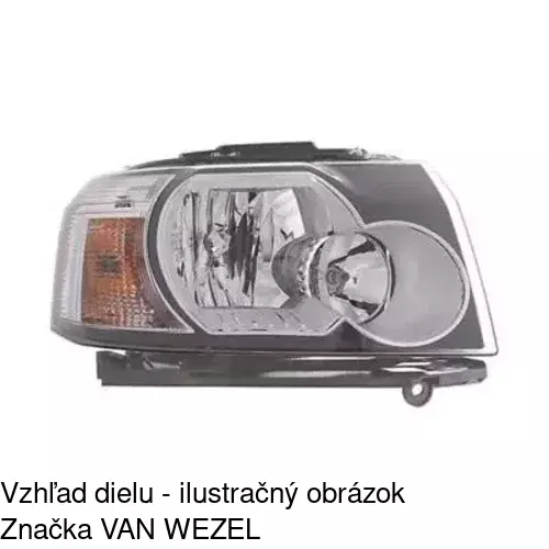 Hlavný reflektor POLCAR 431210-T