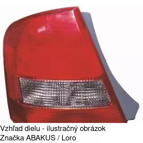 Zadné svetlo POLCAR 4509881E