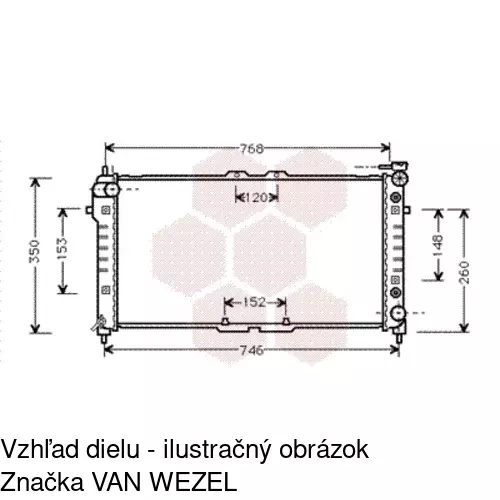 Chladiče vody POLCAR 4516082K