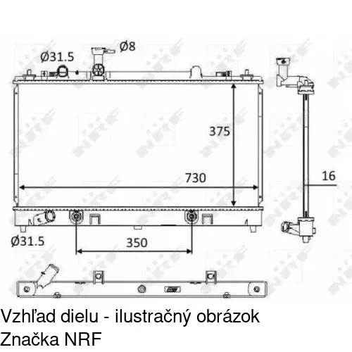Chladiče vody 451908-10 /POLCAR/