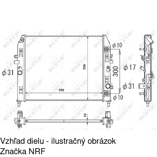 Chladiče vody POLCAR 4526082K