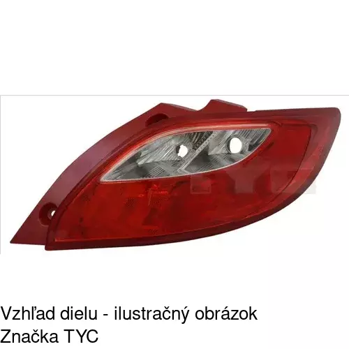 Zadné svetlo POLCAR 4533880E