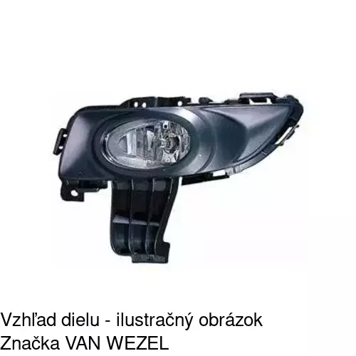 Hmlové svetlo - predné 4541292E /POLCAR/ - obr. 1