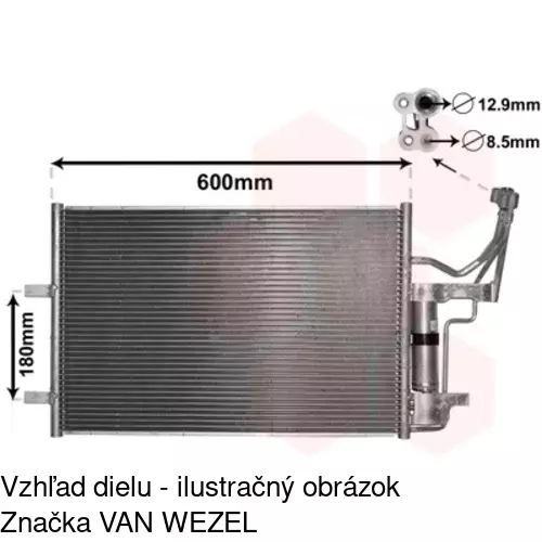Chladiče klimatizácie 4541K81K /POLCAR/ - obr. 4