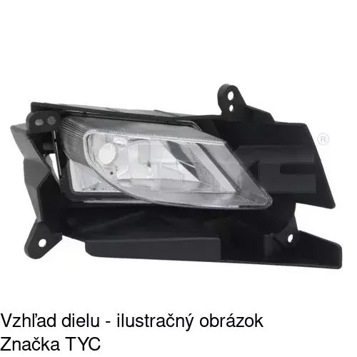 Hmlové svetlo - predné POLCAR 454230-E