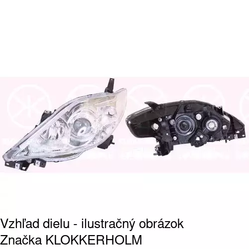 Hlavný reflektor 4550090E /POLCAR/ - obr. 1
