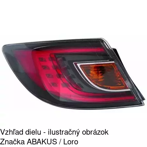 Zadné svetlo POLCAR 456087-E
