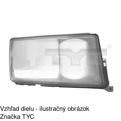 Sklo reflektora POLCAR 500111-E