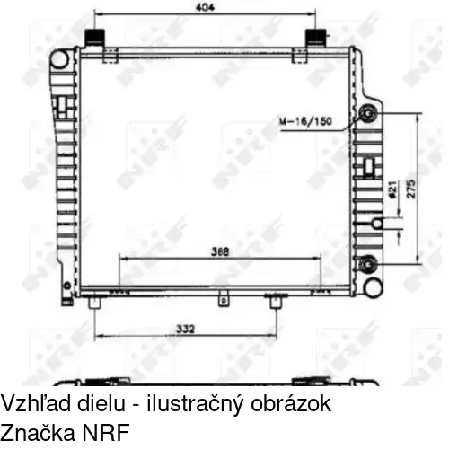 Chladiče vody 500208-0 /POLCAR/