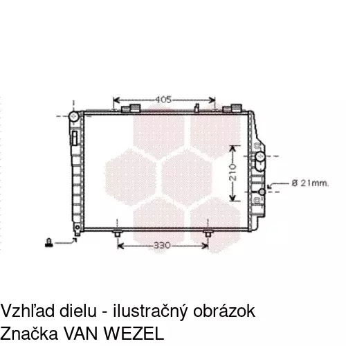 Chladiče vody 50020802 /POLCAR/ - obr. 1