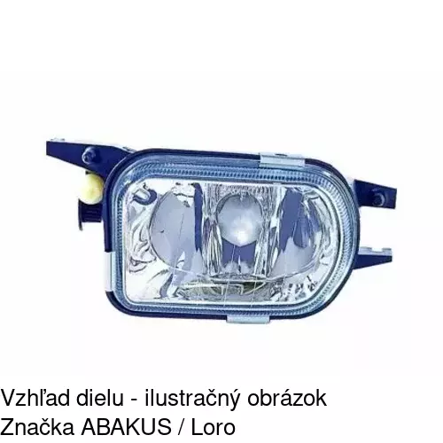 Hmlové svetlo - predné 5003293E /POLCAR/ - obr. 1