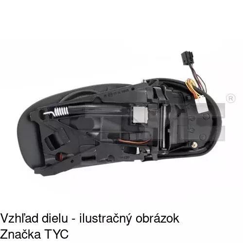 Vonkajšie zrkadlo 5003517M /POLCAR/ - obr. 1