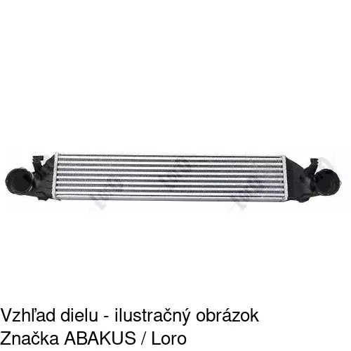 Chladiče vzduchu (Intercoolery) 5003J8-1 /POLCAR/ - obr. 3