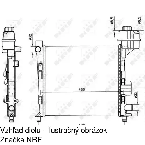 Chladiče vody POLCAR 5005082X