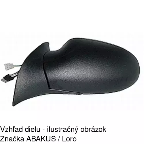 Vonkajšie zrkadlo 5005513M /POLCAR/ - obr. 5