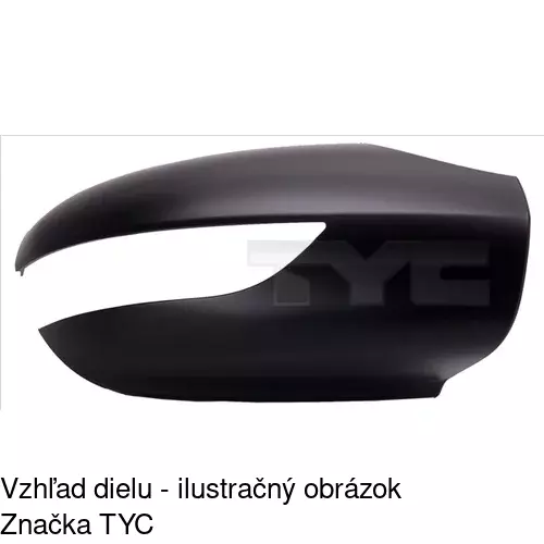 Rám vonkajšieho zrkadla 500655PE /POLCAR/ - obr. 1