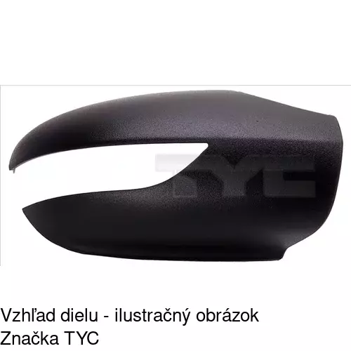 Rám vonkajšieho zrkadla 500655TM /POLCAR/ - obr. 1