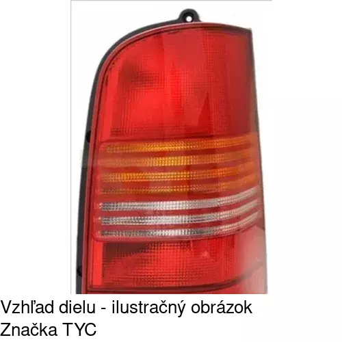 Zadné svetlo POLCAR 5012871E
