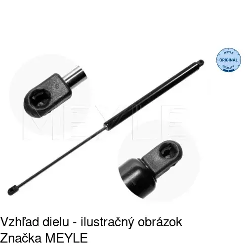 Plynová pružina 5012AB2 /POLCAR/ - obr. 2