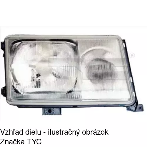 Hlavný reflektor 5014093E /POLCAR/ - obr. 3