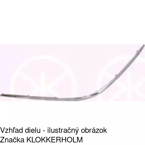 Lišta nárazníka 501507-8 /POLCAR/