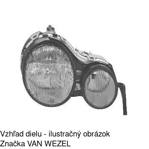 Hlavný reflektor 5015096E /POLCAR/ - obr. 3