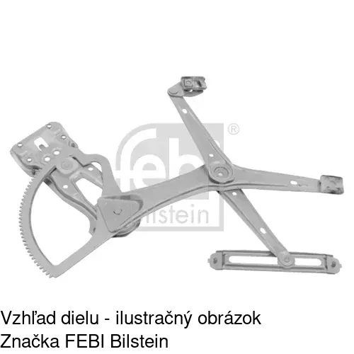 Elektrický mechanizmus okna dverí 5015PSE2 /POLCAR/ - obr. 1