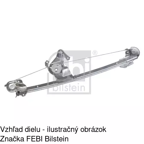 Mechanizmus sťahovania okna elektrický bez motora 5015PSG4 /POLCAR/ - obr. 2