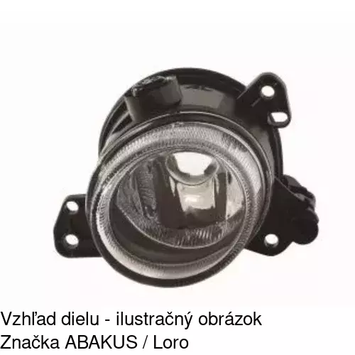 Hmlové svetlo - predné 501829-U /POLCAR/ - obr. 4