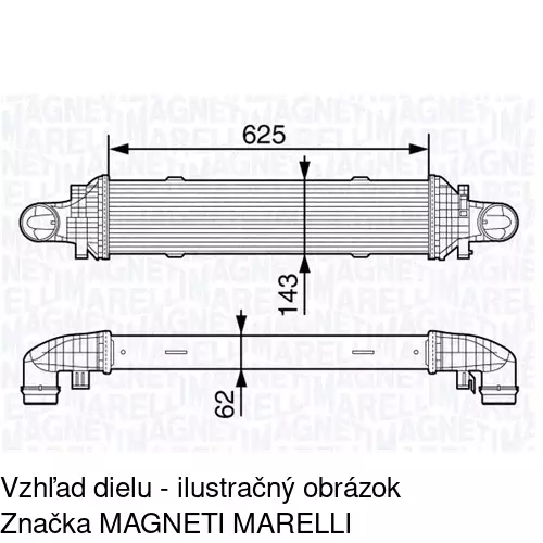 Chladiče vzduchu (Intercoolery) POLCAR 5018J82X