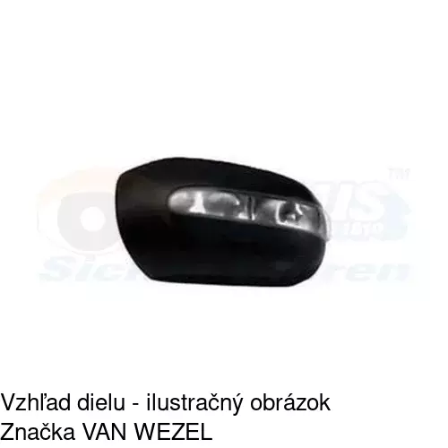 Rám vonkajšieho zrkadla 502555PM /POLCAR/ - obr. 5