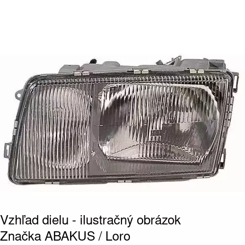 Hlavný reflektor 5026090E /POLCAR/ - obr. 1