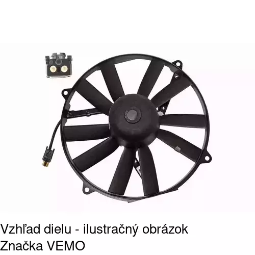 Ventilátory chladičov POLCAR 502623W1