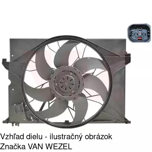 Ventilátory chladičov 503123W1 /POLCAR/ - obr. 2