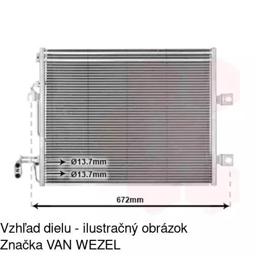 Chladiče klimatizácie 5031K82X /POLCAR/ - obr. 3