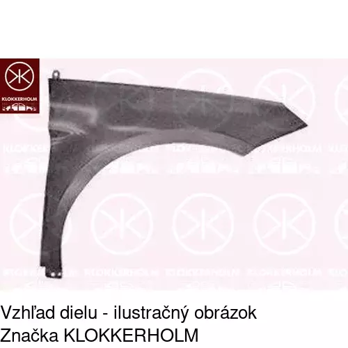 Predný blatník 503502 /POLCAR/ - obr. 1