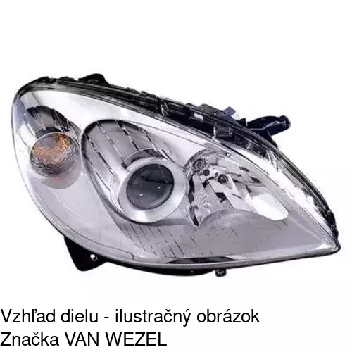 Hlavný reflektor 503510-U /POLCAR/ - obr. 5