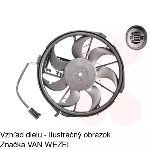Ventilátory chladičov 503523W1 /POLCAR/ - obr. 5