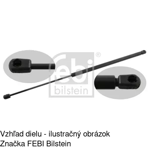 Plynová pružina 5038AB /POLCAR/ - obr. 1