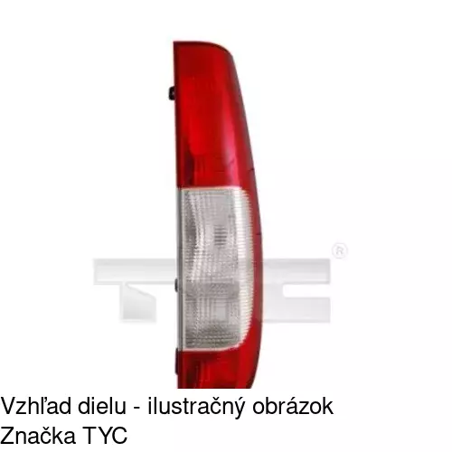 Zadné svetlo 504087-H /POLCAR/