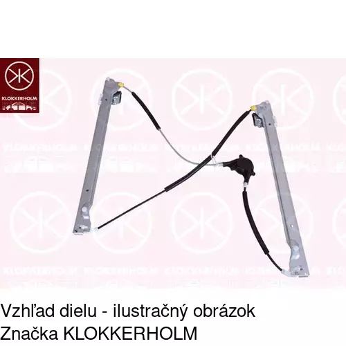 Mechanizmus sťahovania okna elektrický bez motora POLCAR 5040PSG1E