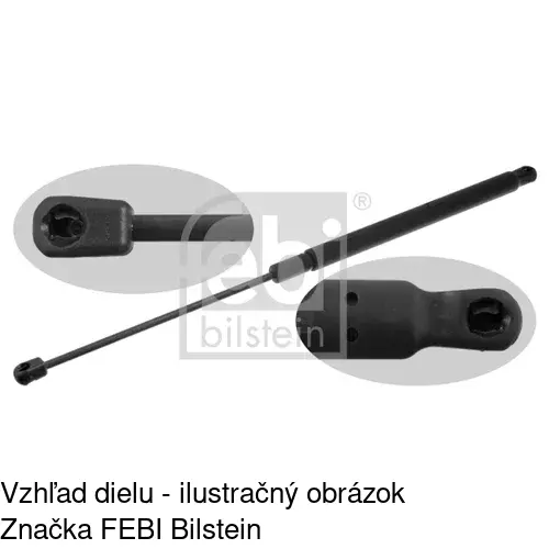 Plynová pružina 5045ASP /POLCAR/ - obr. 1