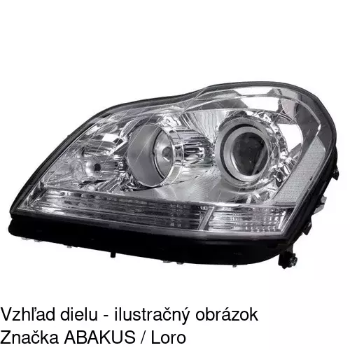 Hlavný reflektor POLCAR 504809-H