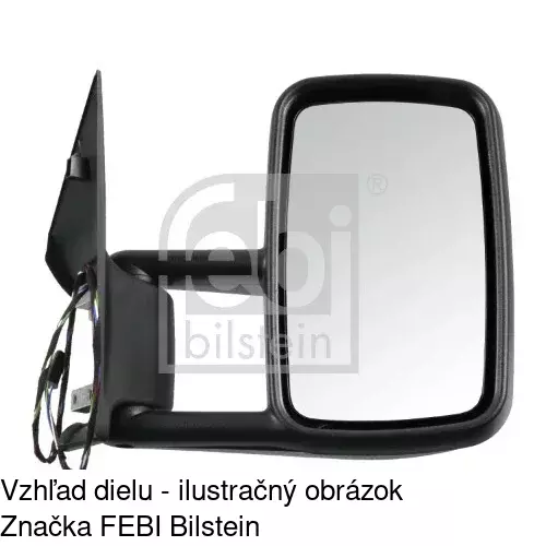 Vonkajšie zrkadlo 5062524E /POLCAR/ - obr. 2