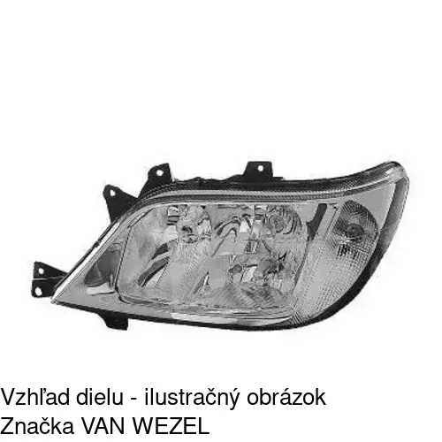 Hlavný reflektor 5064094E /POLCAR/ - obr. 3