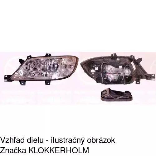 Hlavný reflektor 5064100E /POLCAR/ - obr. 3